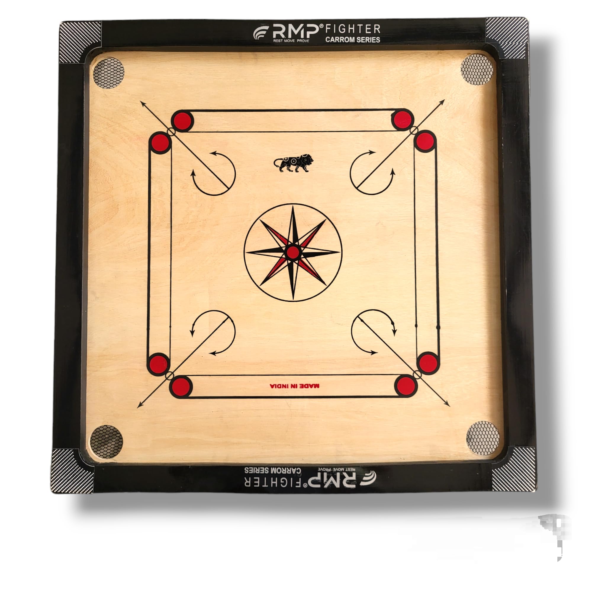 RMP Carrom Board for Kids 26 inches Medium Size Glossy Finish with Carrom Board Coins, Carrom Board Striker and Magic boric Powder,Challenge Your Friends to a Game of Carrom! (B0D58P767Y) Amazon Price History, Amazon Price Tracker