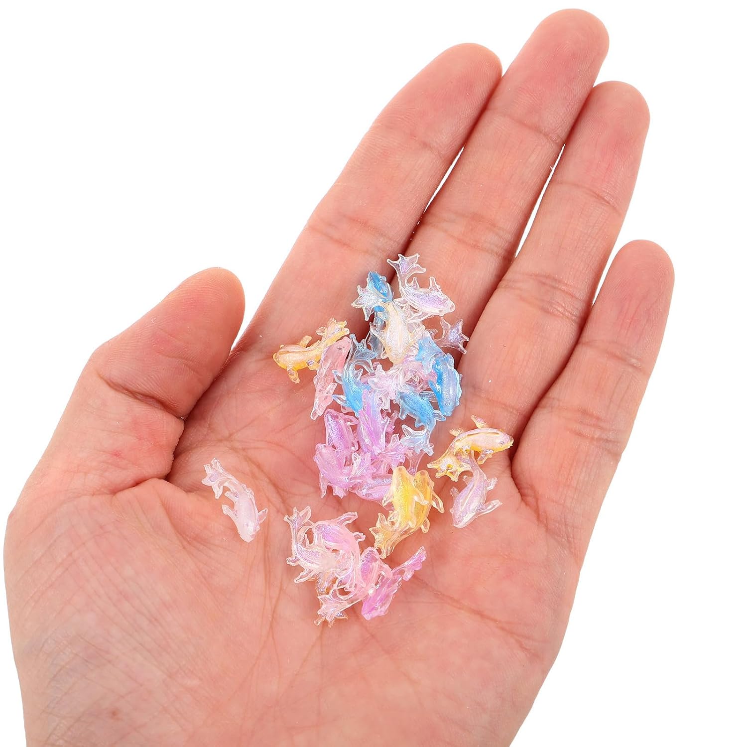 Healifty 100pcs Resin Dolphin Nail Charms Nail Art Supplies Nautical Theme Manicure Accessories Diy-friendly and Resistant to Falling for Festivals and Special Events