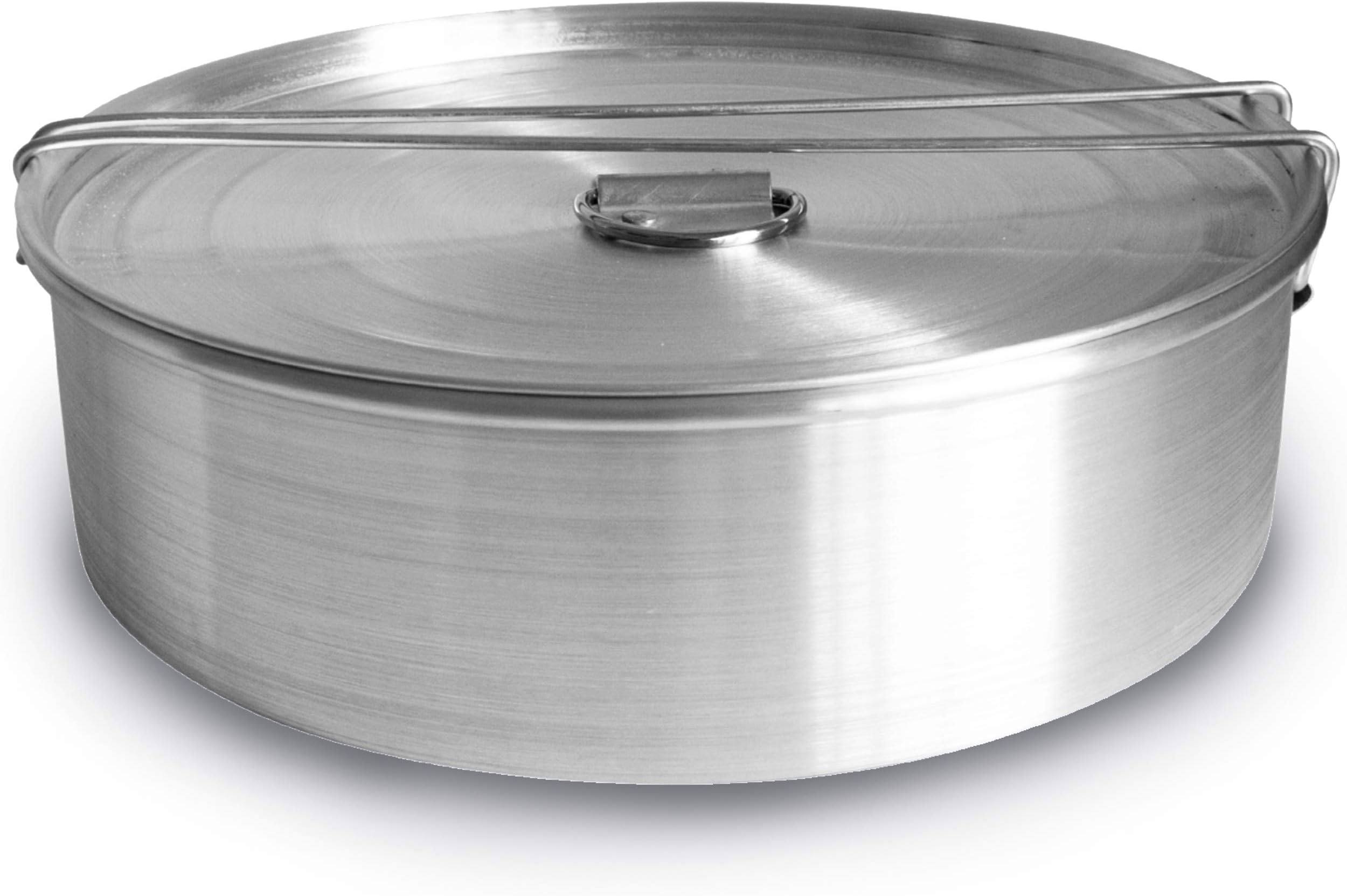 Bene Casa Aluminum Flan Mold Double Boiler with Glass Lid