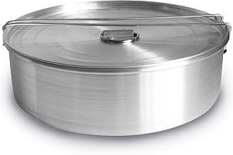 Flan Mold with Lid - Oversized XL (10.5 x 3.2 in) - Authentic Mexican Flan Pan - Flan Molds for Baking with Water Bath - Molde para Flan - Flaneras Moldes con Tapa Baño Maria