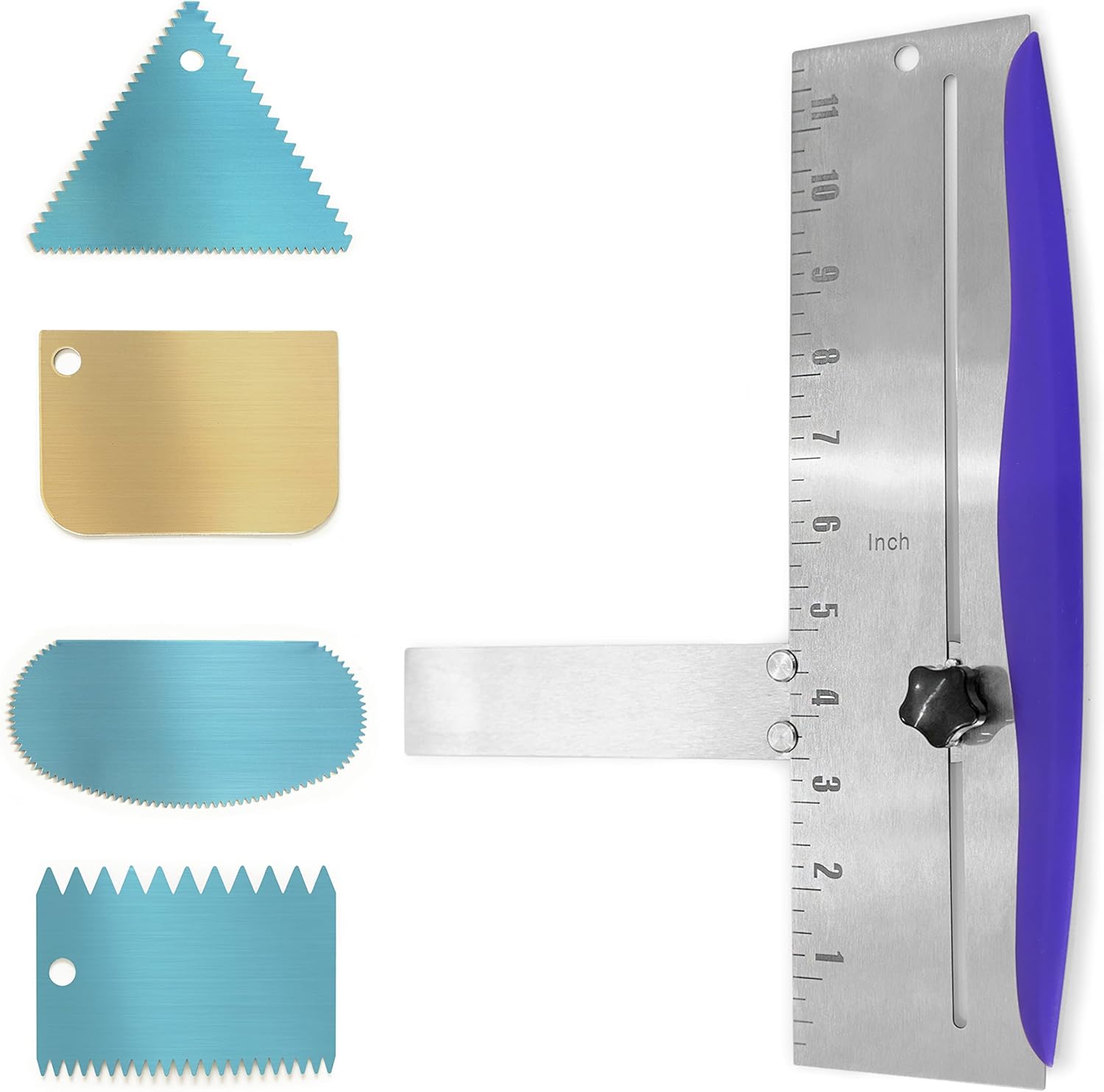 Bakers Best Buddy 12 Inch Adjustable Cake Smoother Tool for