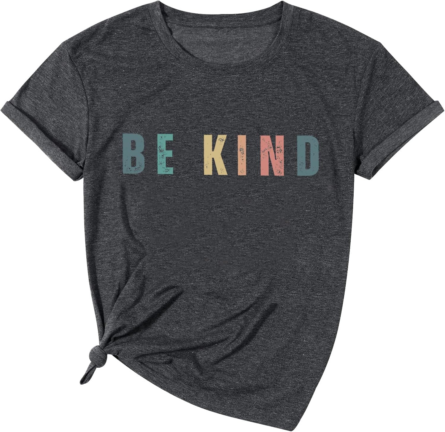 Be Kind Shirt Women Funny Inspirational Kindness Tshirts Teacher Graphic Tee Summer Casual Short Sleeve Tops - Image 4
