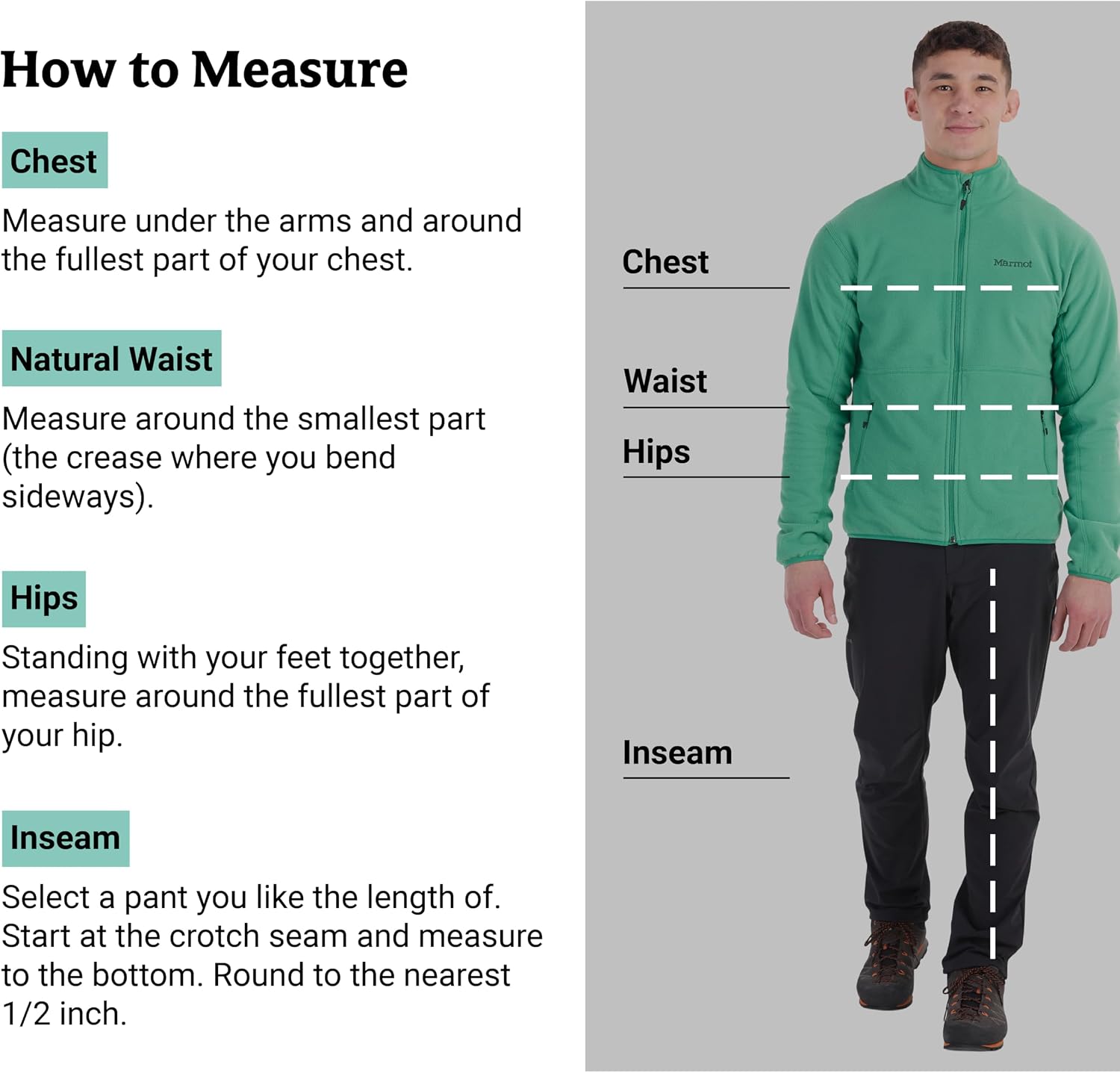 MARMOT Men's Rocklin Full-Zip Jacket - Classic, Warm, Lightweight 100-Weight Fleece Layer