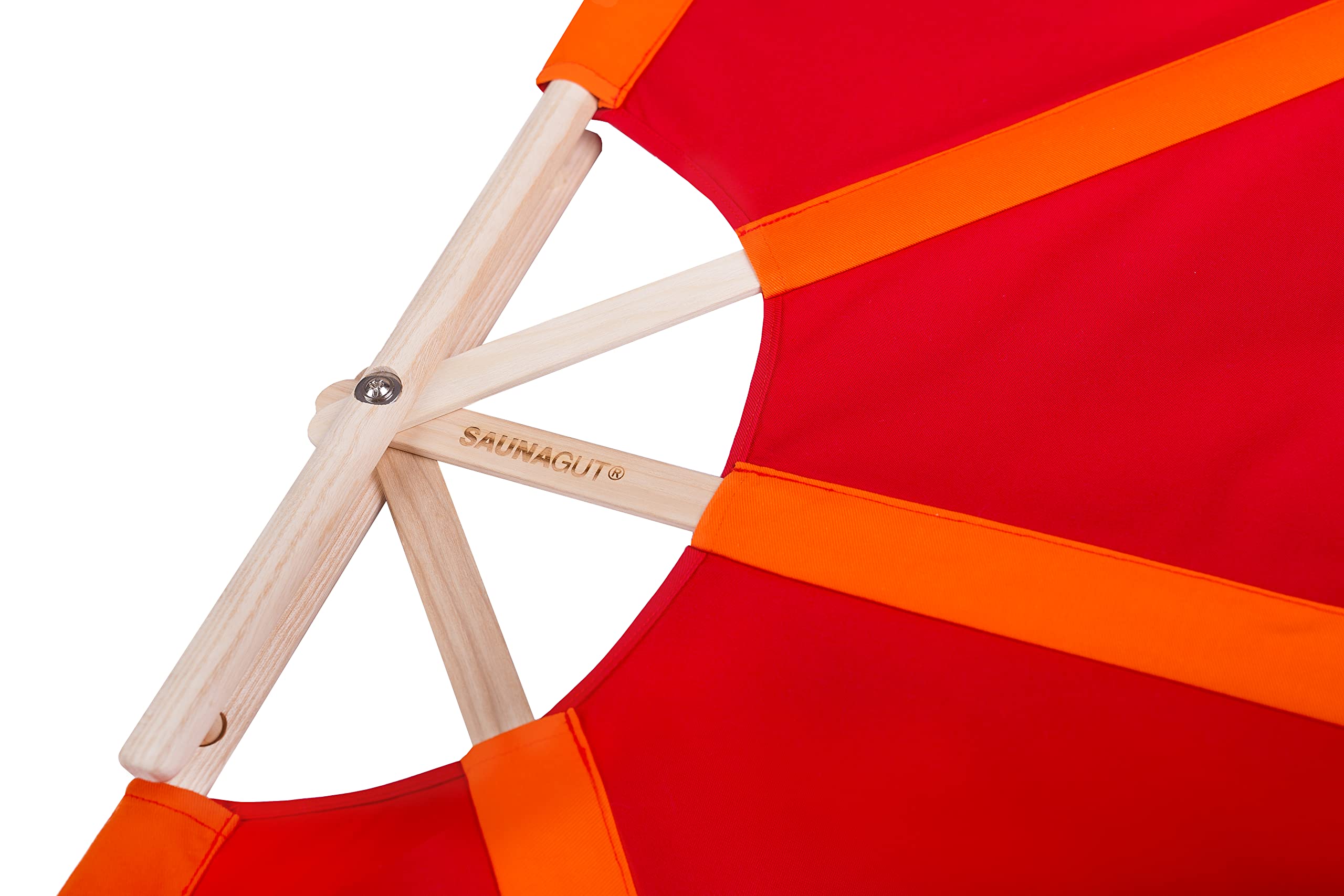 Aufgussfächer MINI KLEIN Orange-rot