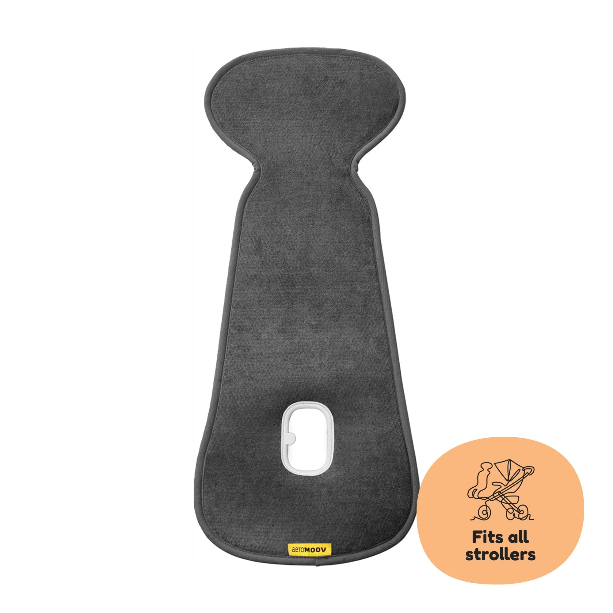 AeroMoov - Assise Air Layer - Evite à votre enfant de transpirer - Le siège-auto ou la poussette - Coton Bio - Groupe B - Anthracite