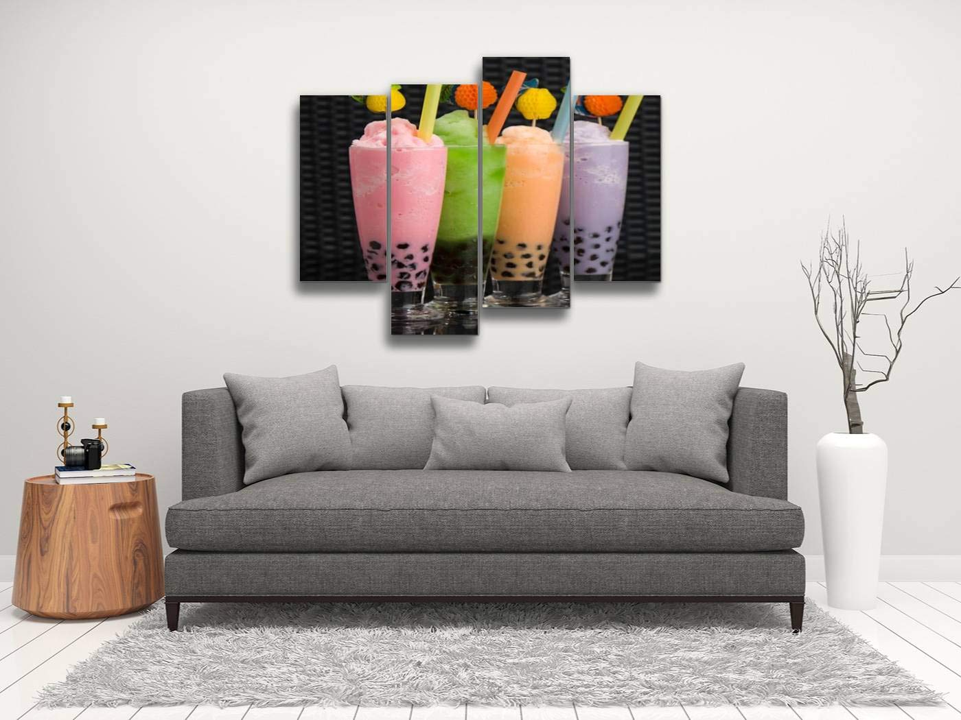 Food Wall Art Fruit Canvas for Dining Room 4 Panels Modern Artwork Kitchen Wall Art The Picture Print On Canvas for Living Room Home Wall Decor Food Wall Art Fruit Canvas for Dining Room 4 Panels Modern Artwork Kitchen Wall Art The Picture Print On Canvas for Living Room Home Wall Decor