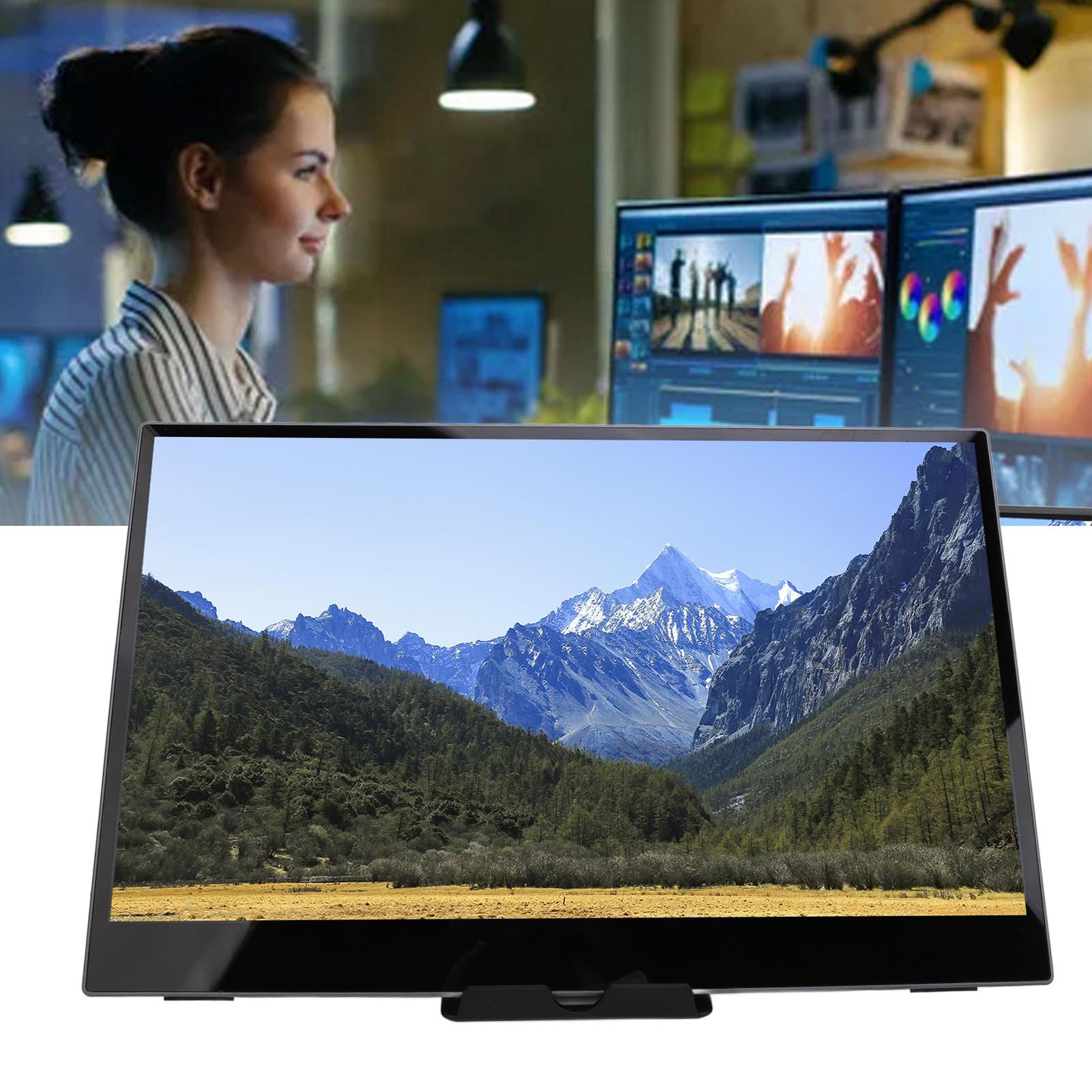 Przenośny Ekran Dotykowy o Przekątnej 15,6 cala. Ekran IPS 2,5 tys. dla Laptopa z Systemem OS X. Podzielony — Idealny dla Entuzjastów gier.
