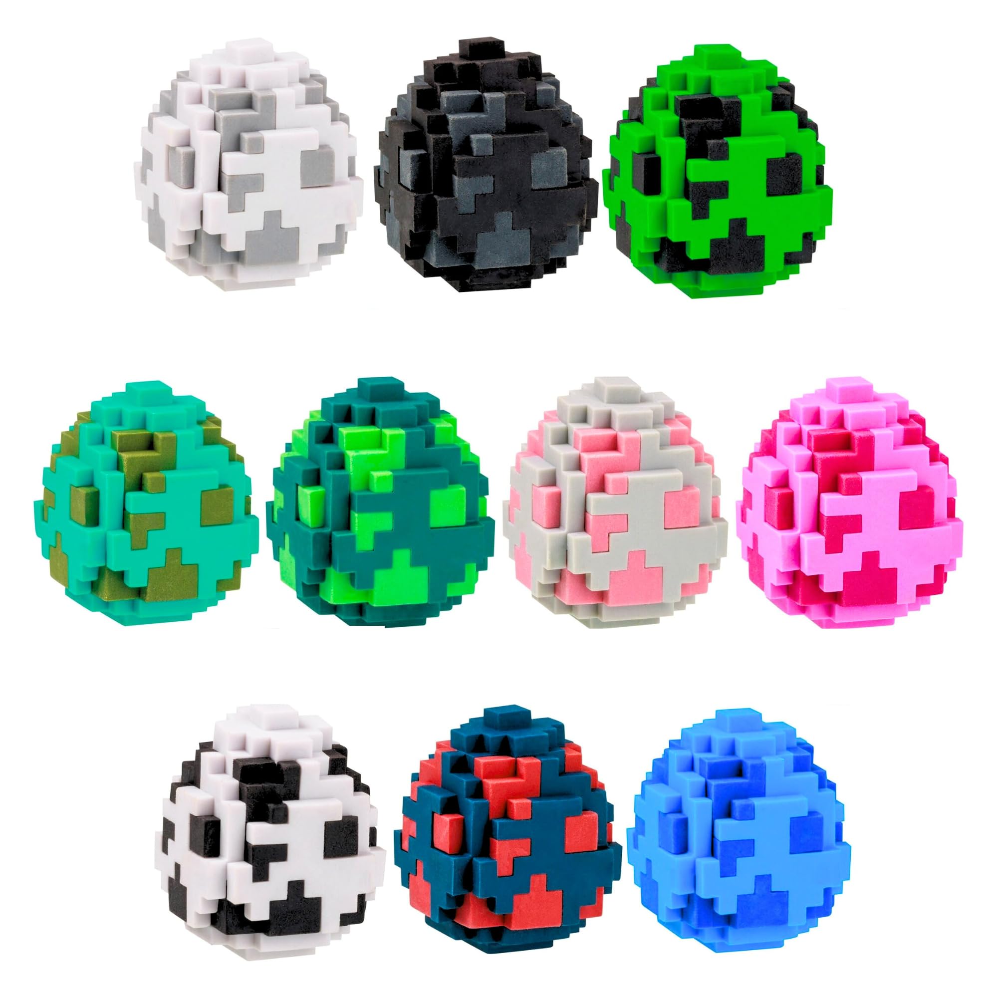 Minecraft Character Blind Bag Figures & Animals Capsule 3 Pack 1 of Each, Multicolor, 3 x 1 x 2 cm - Image 4