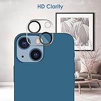 Vista 3 de JETech Camera Lens Protector for iPhone 13 6.1-Inch and iPhone 13 mini 5.4-Inch, 9H Tempered Glass, HD Clear, Anti-Scratch, Case Friendly, Does Not