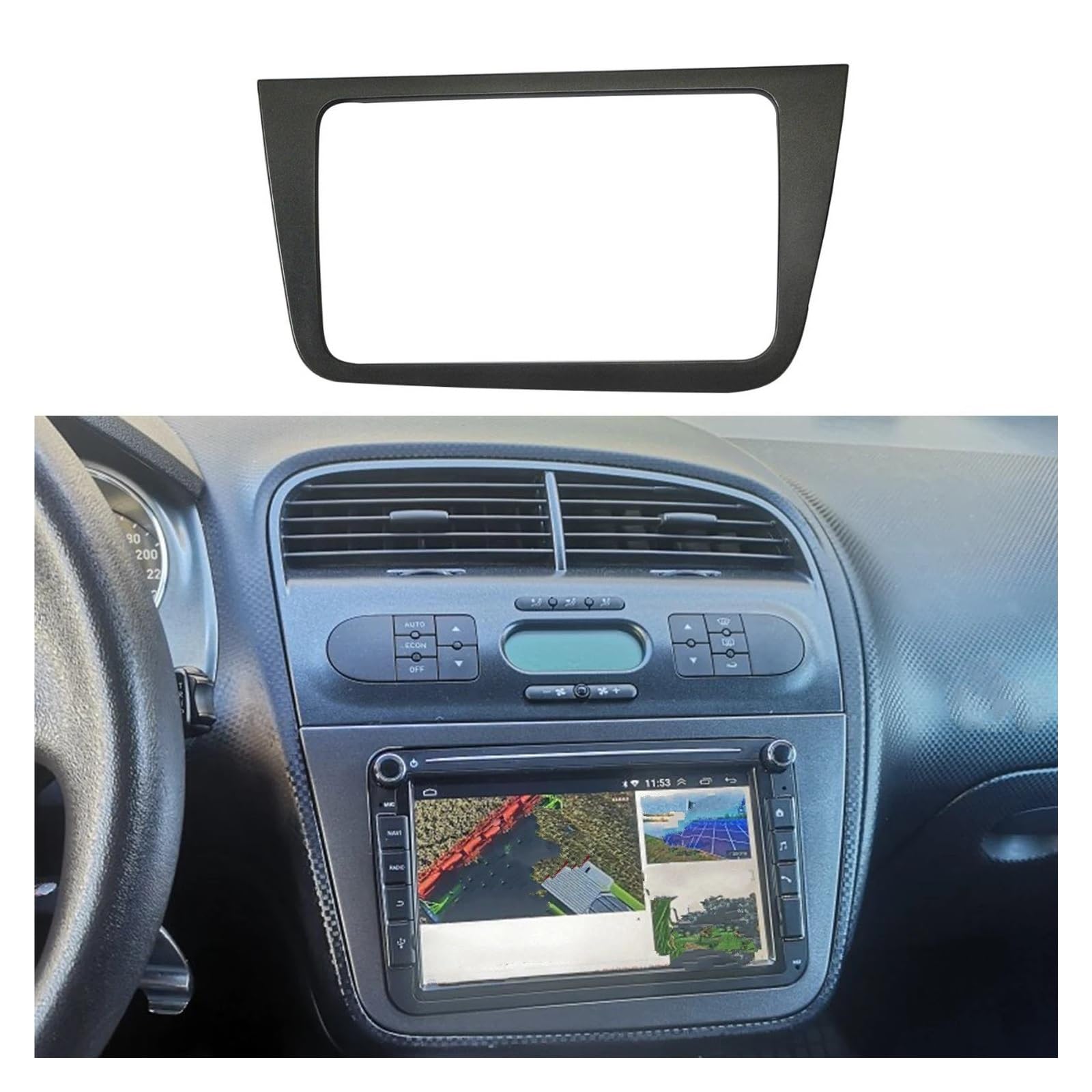 Kit montaje autorradio Para SEAT para Altea 2004-2015 Toledo