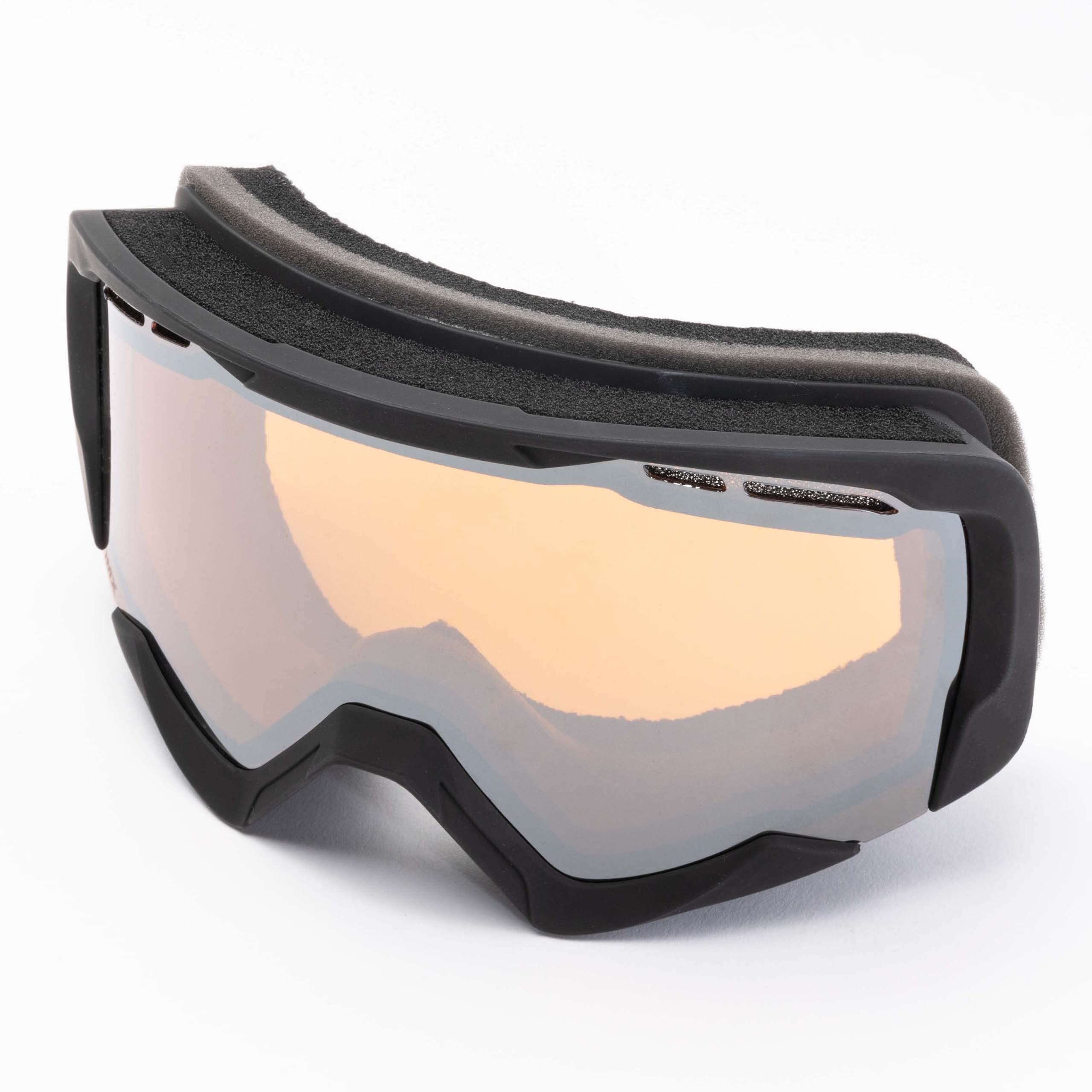 Endurance Fahrradbrille Motorradbrille | Dreilagiger Schwamm | DualLens | Kratzfest Anti Fog und UV Beschichtung | Breiter Gürtel mit Silikondruck