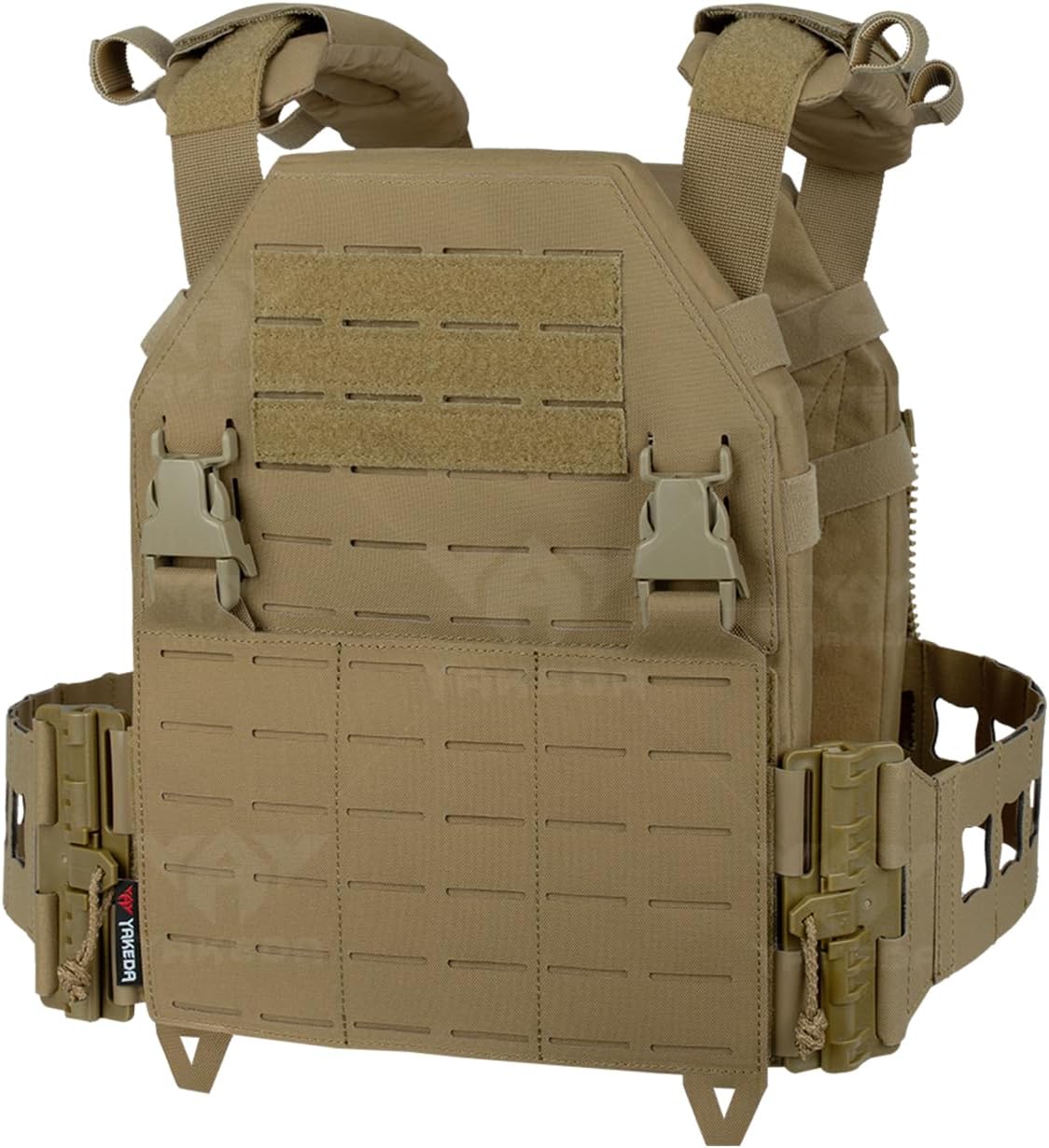 BOMTURN Tactical Vest for Men - Lightweight Quick Release Modular Vest Adjustable Airsoft Vest Outdoor for Running Training