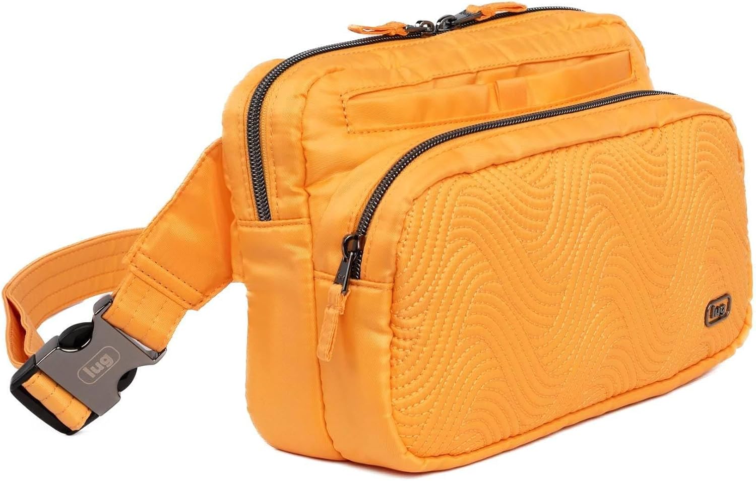 Double Back Belt Bag, Peach Sorbet
