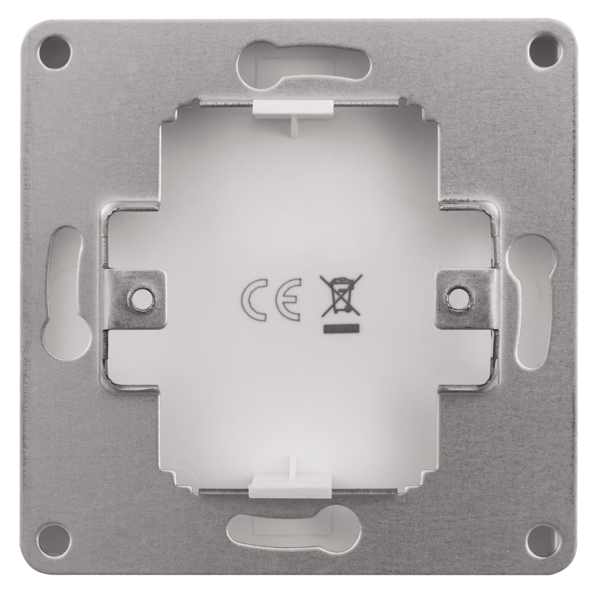 MC POWER Cache prise encastrable pour volet roulant Shallow UP anthracite