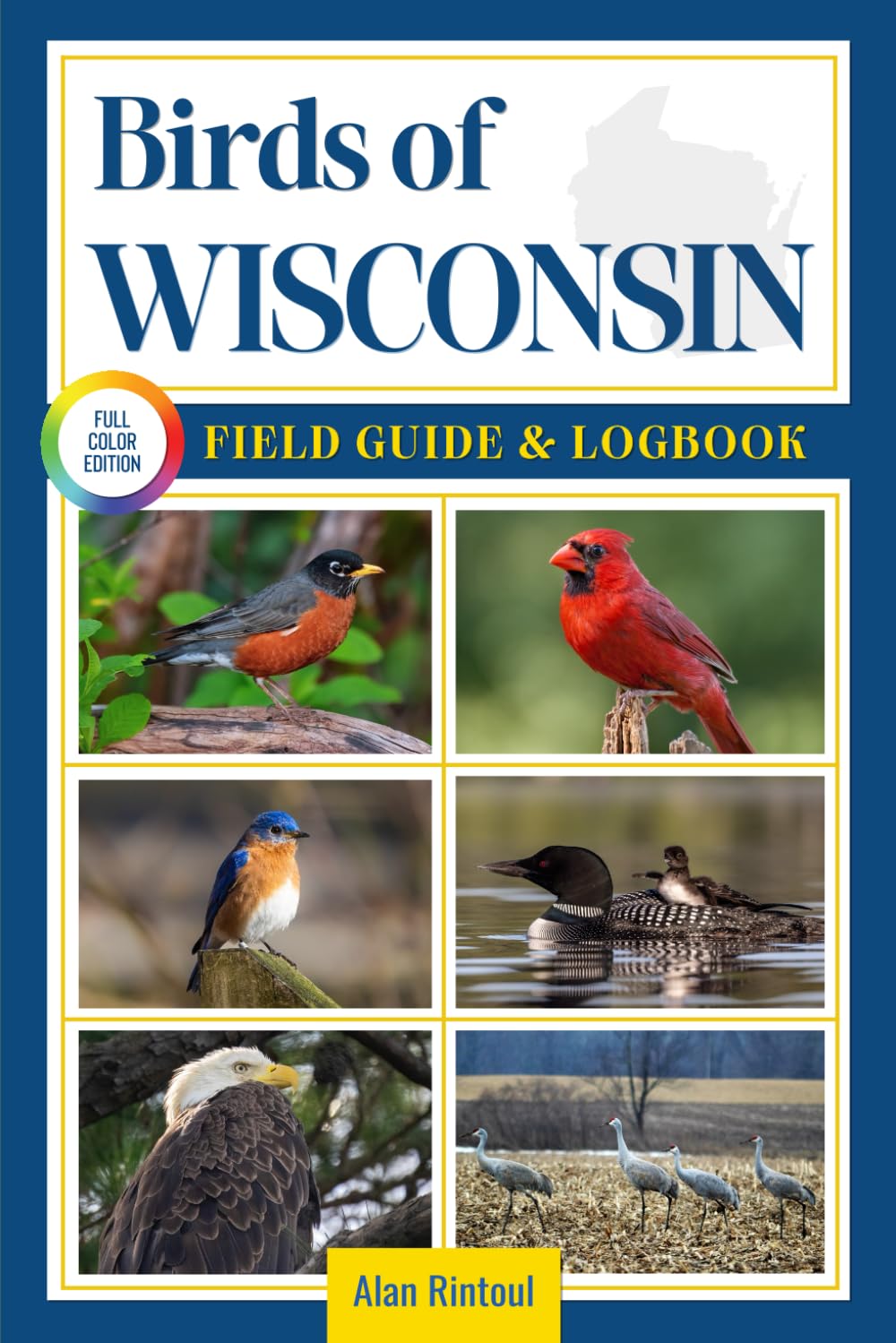 Birds of Wisconsin Field Guide and Logbook: An Essential Birdwatching Guide with Identification Tips for 60 Common Bird Species in Wisconsin      Paperback – June 17, 2025
