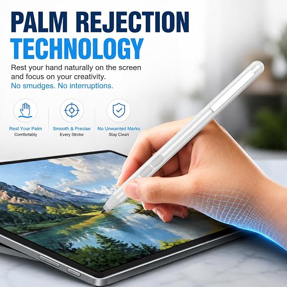 Stylus Pen for HP Envy x360 15-bp0 15-bq0, 5-cn0, X2 12-e0xx, X2 12g0xx, HP Pavilion x360 11m-ad0 14M-ba0 14-cd0 15-br0, HP Spectre x360 130 -ae01 3DX, 13-ac0xx