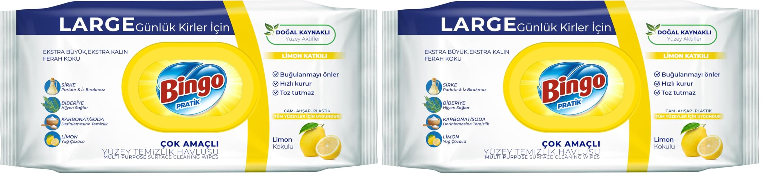 Bingo Çok Amaçlı Temizlik Havlusu 96'lı Paket (2 paketi)