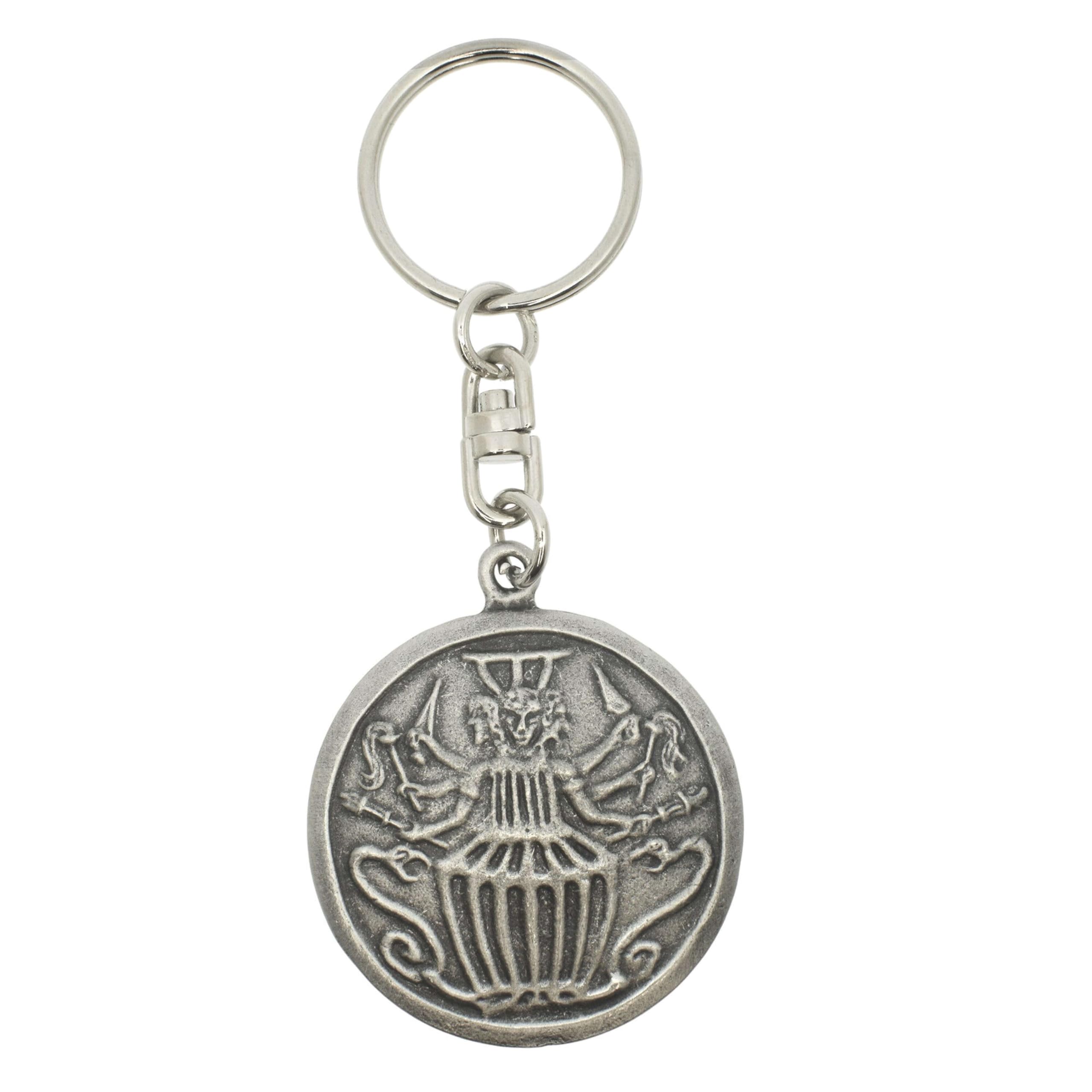 Hekate (Hecate) Pagan Greek Keyring (Dark Triple Goddess)