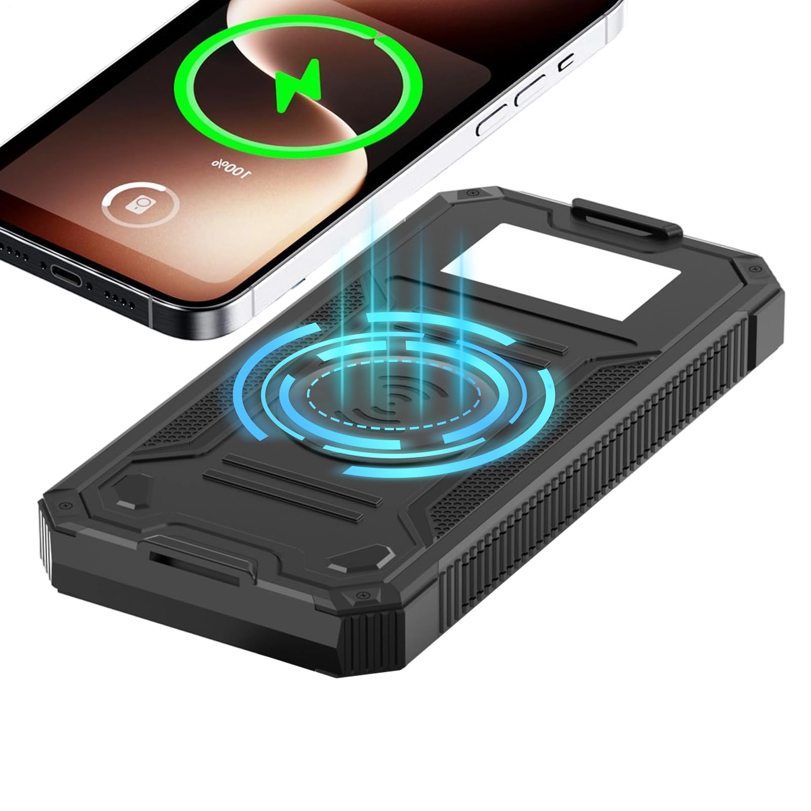 Caricatore a Energia Solare Power Bank 10000mAh Impermeabile
