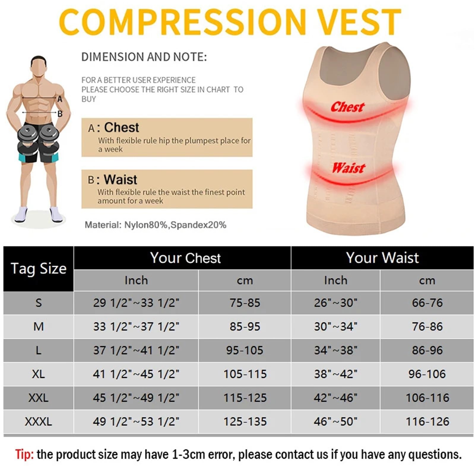 Debardeur Gainant Homme 2 pièces Hommes Minceur Corps Shaper Poitrine Compression Chemises Ventre contrôle Shapewear Abdomen Minceur Gilet Taille Corset débardeur