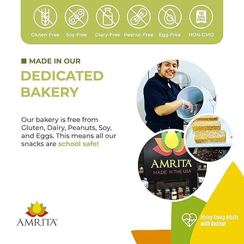 Miniatura 11 de Amrita Anillos de manzana seca de 16 onzas Sin azúcar añadido, vegano, sin OMG, sin gluten, maní, soja y lácteos Empaquetados frescos en bolsas