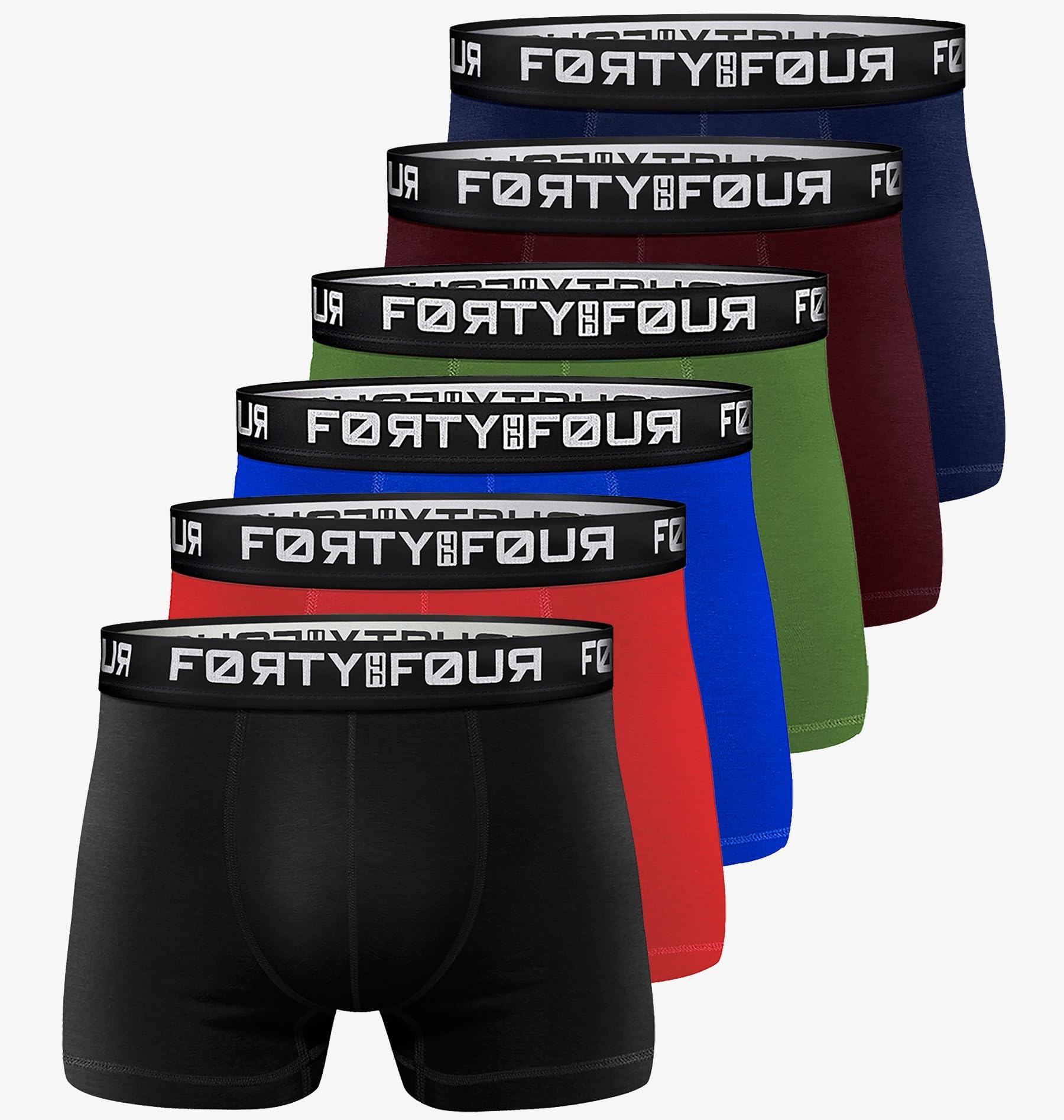 Forty Four Boxershorts Herren 6er Multi-Pack S-5XL Unterwäsche Unterhosen Männer Men Retroshorts New