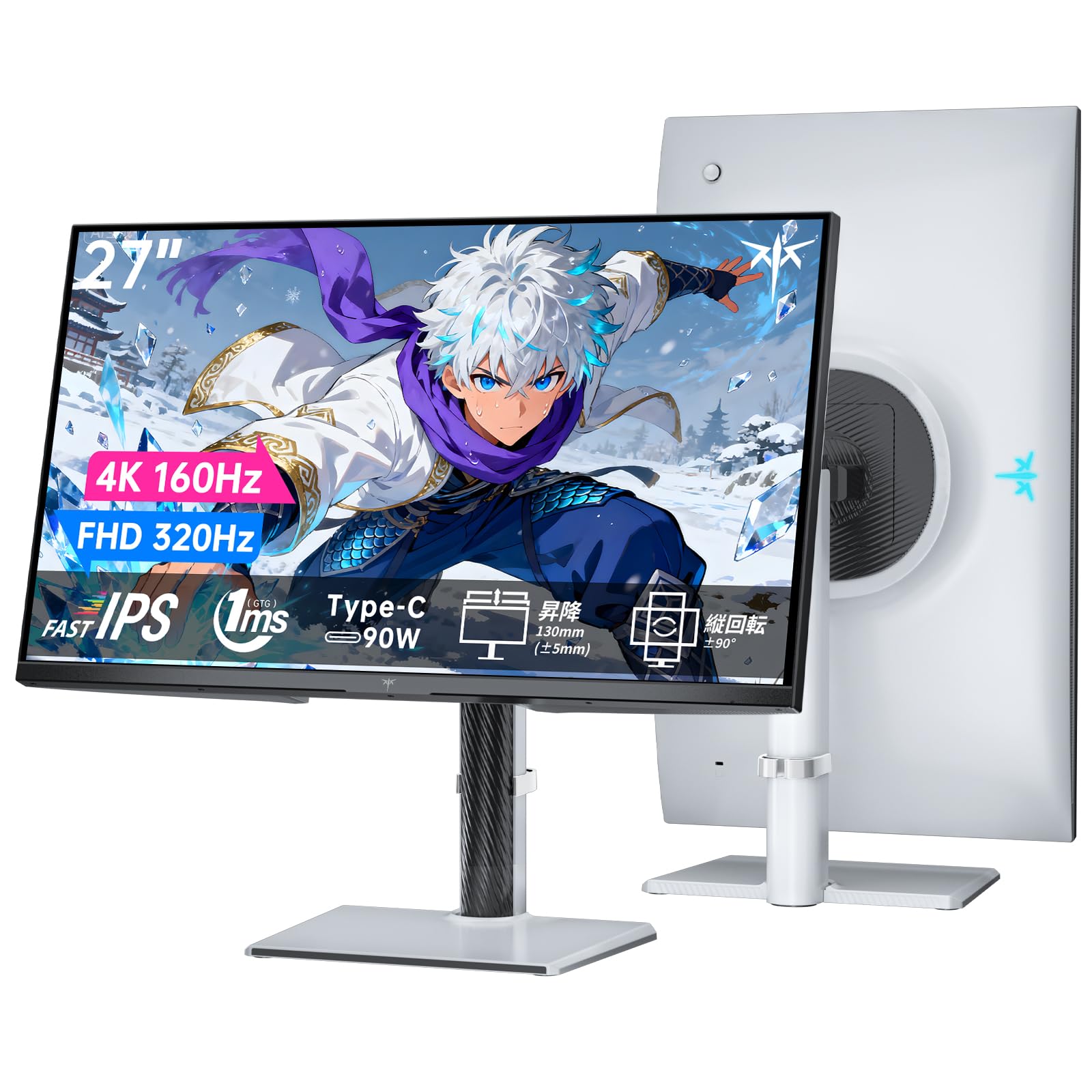 Amazon.co.jp: KEY TO COMBAT 27インチ 4K UHDゲーミング