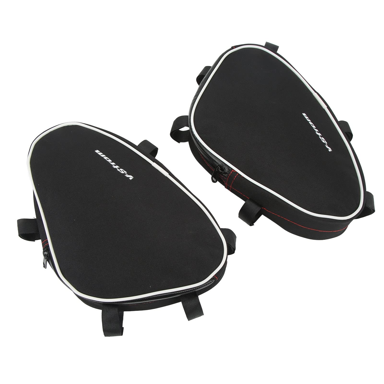 Haofy Borse per Barre Paramotore Telaio Moto, 2 Pezzi Barre Paramotore per Paraurti Telaio Moto Sostituzione Strumento di Riparazione Borsa per V‑Strom DL650 DL1000