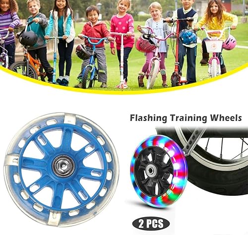 Miniatura 2 de Ruedas de entrenamiento de silencio de bicicleta para 12 14 16 18 20 pulgadas estabilizador de bicicleta de velocidad única