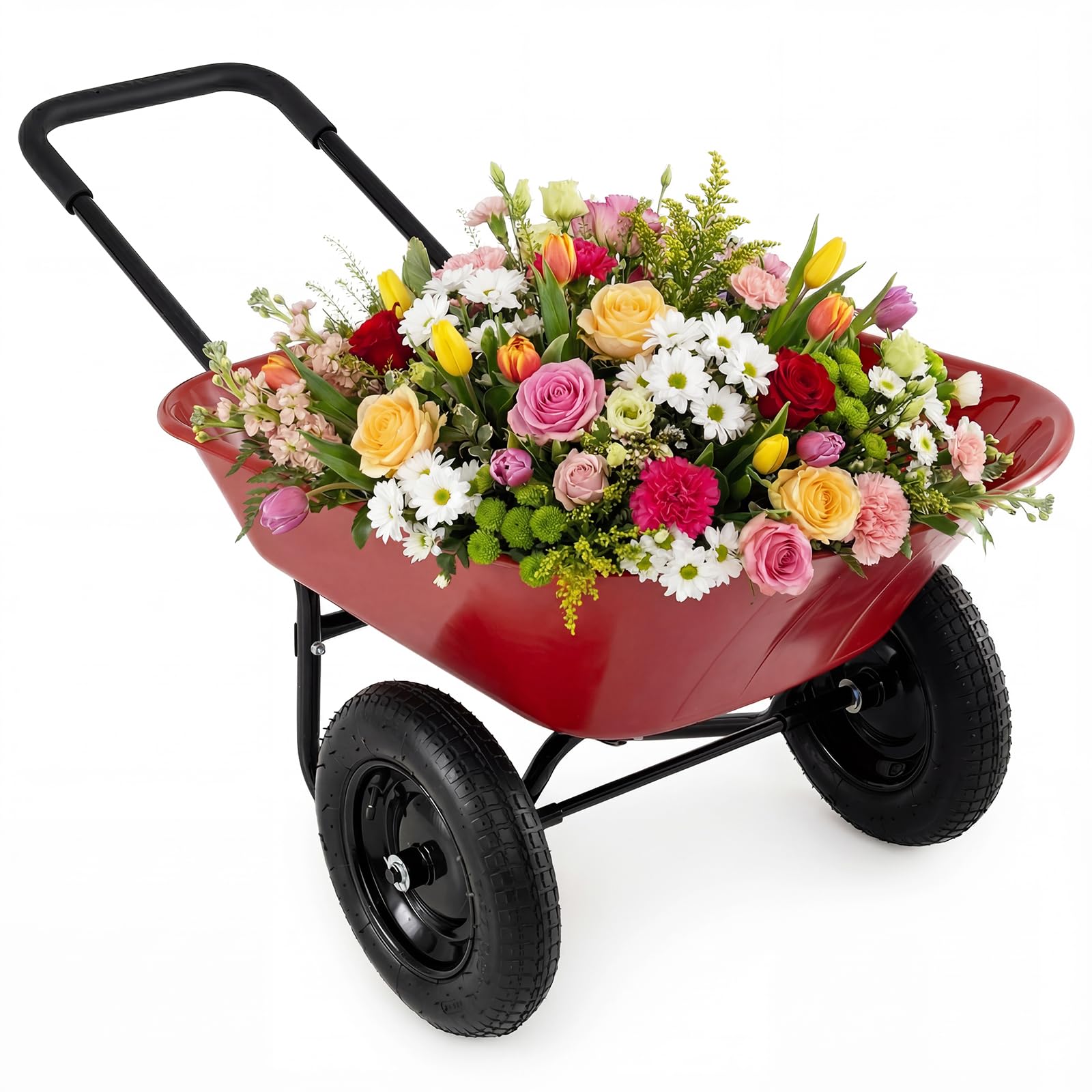 ARNOT Dual-Wheel Wheelbarrow