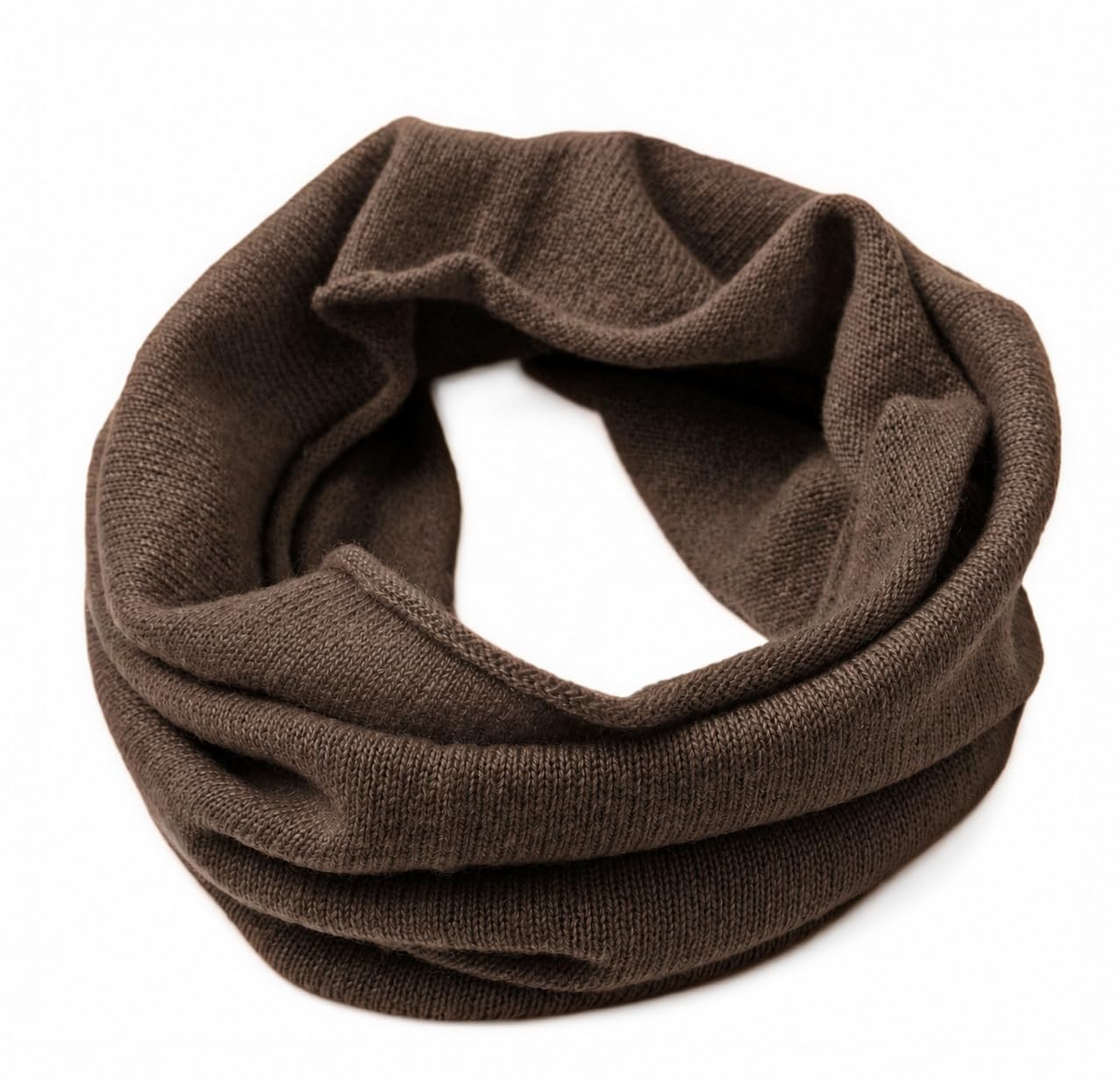 Damen Herren Kaschmir Loop Schal warm Cashmere leicht Schlauchschal Strick-schal Halstuch