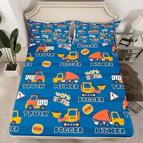 Vista 81 de Erosebridal Sábanas tamaño Queen de animales del zoológico para niños pequeños, sábanas de tren de dibujos animados, lindo juego de sábanas