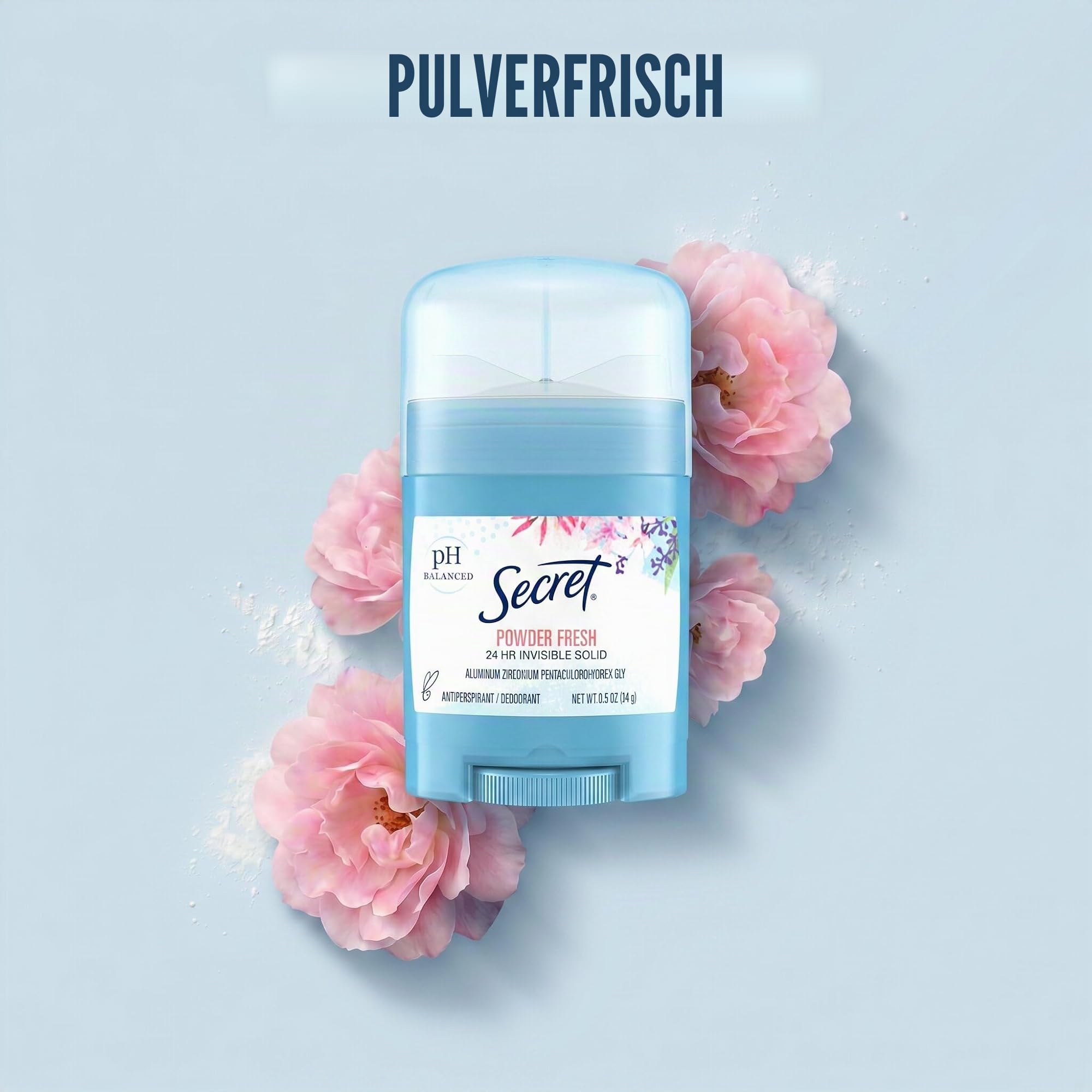 24 Stück – Secret Powder Fresh Deo 0,5 Oz Stick Invisible Solid Antitranspirant/