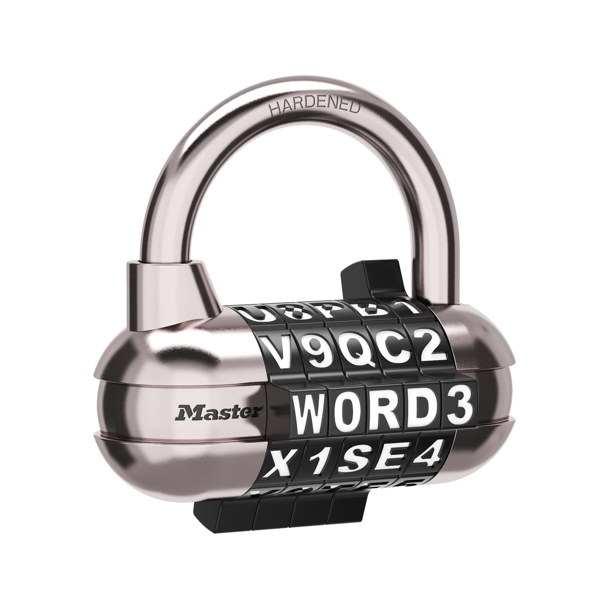 Master Lock Zamek, Czarny/Srebrny, 16,8 x 8,9 x 4,1 cm