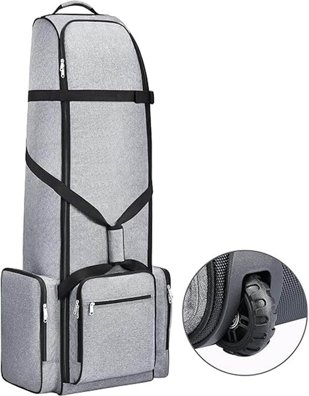 Aislor Heavy-Duty Oxford Golf Travel Case with Smooth Wheels, Lightweight Golf Club Bag for Airline Use