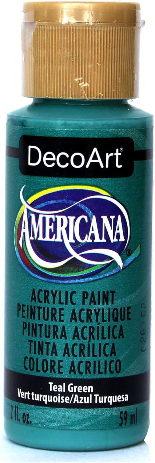DecoArt Americana Acrylic Paint, 2Ounce, Teal Green Amazon.ca Home