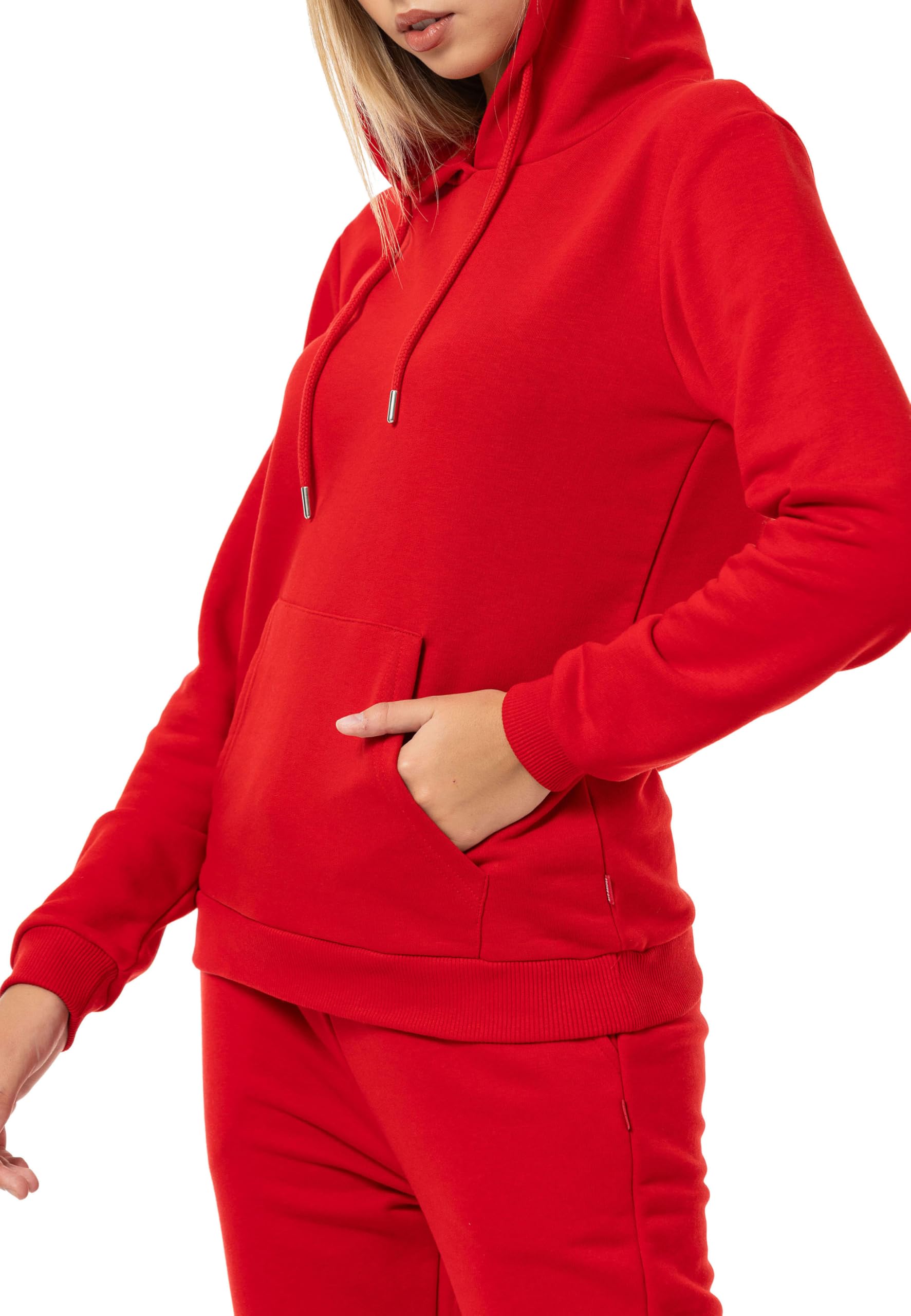 Red Bridge damska bluza z kapturem bluza z kapturem sweter Premium Basic czerwony XXL, czerwony, XXL