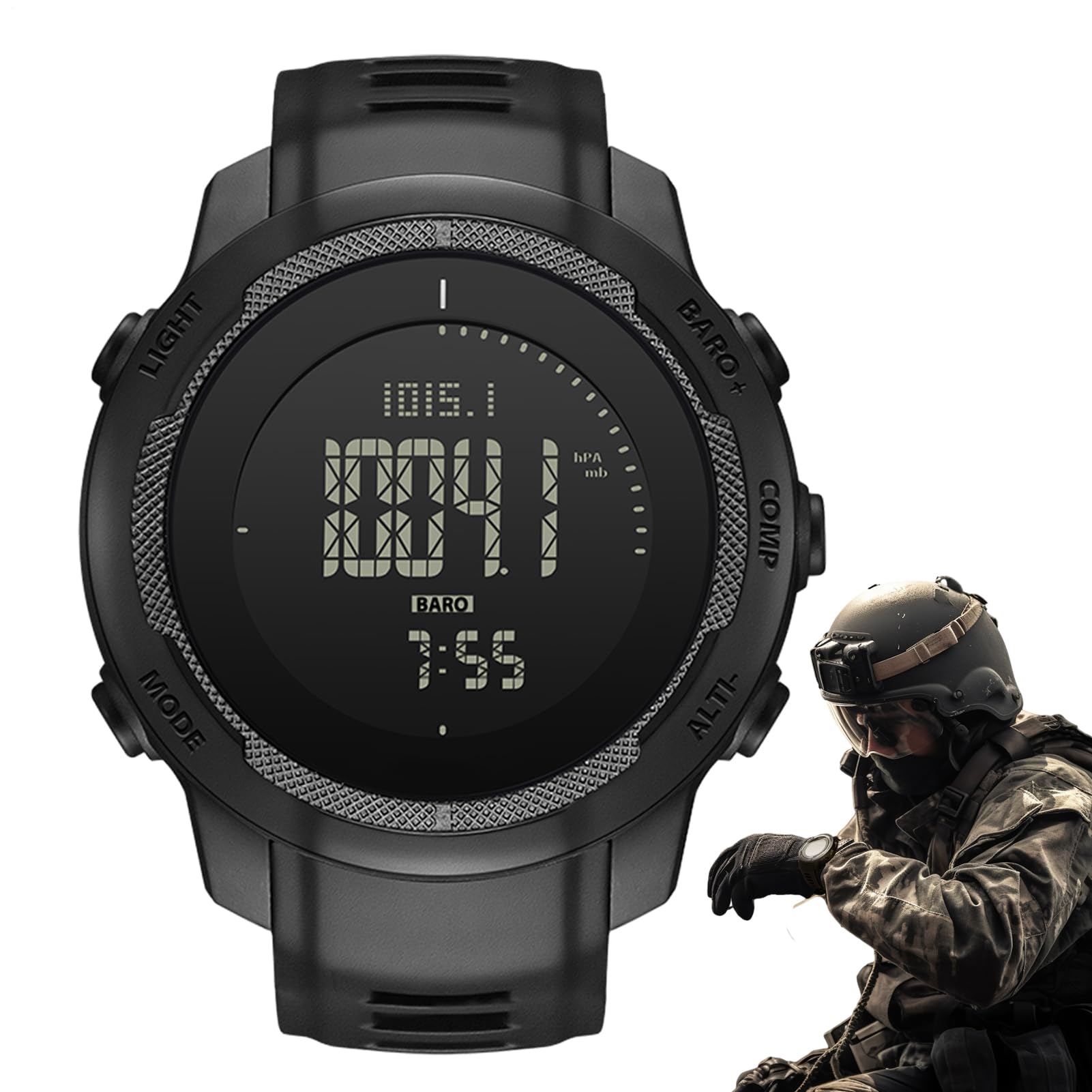 Smart watch digitale, impermeabile, fitness tracker, 1,2 cm