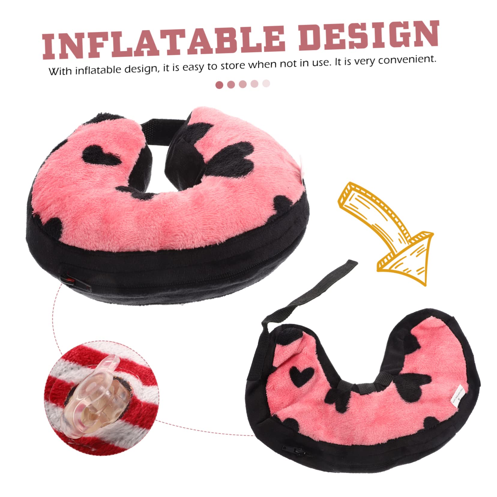 FOMIYES 4piezas Collar De Inflable para Gatos y Collar Protector para y De Usar para Lesiones y Cirugías Previene Arañazos y Molestias