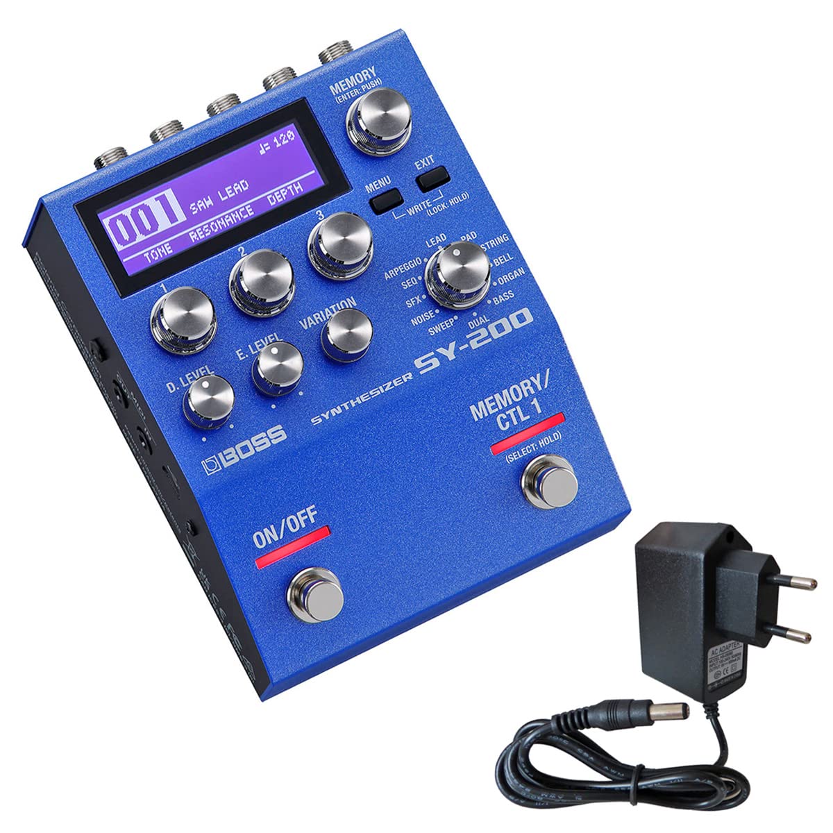 ギター BOSS synthesizer SY-200 Boss SY-200 syntezator do gitary i basu + keepdrum zasilacz