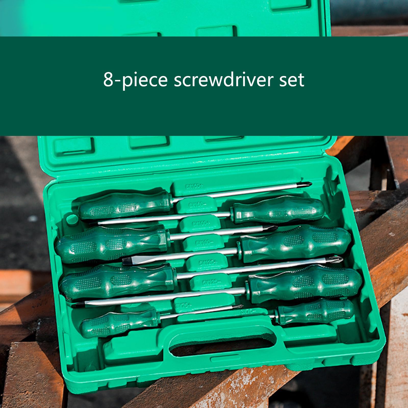 Lot de 8 tournevis multifonctions à fente cruciforme pour voiture