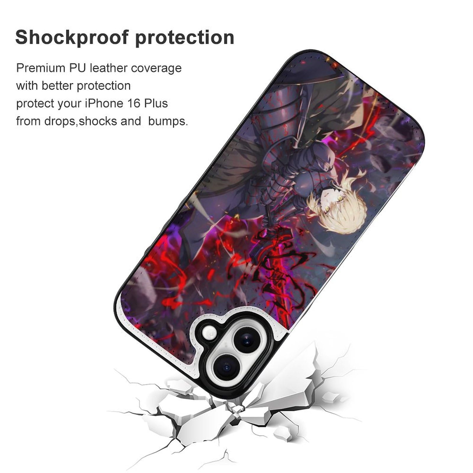 Amazon.co.jp: iPhone 16 Plus手帳型ケース アルトリア・ペンドラゴン