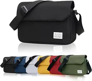[Luxiwear] 【めっちゃ入る！】 ショルダーバッグ メンズ レディース 斜めがけ カバン 大容量 肩掛けバッグ 小さめ 軽量 通勤 出張 旅行 | 超軽量×5ポケット収納×おしゃれ