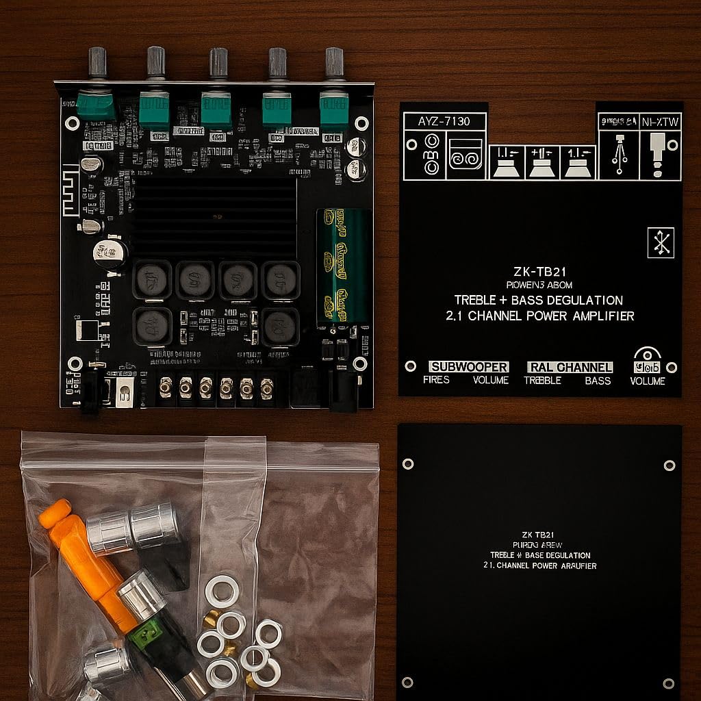 ZK TB21 Amplifier Board with components