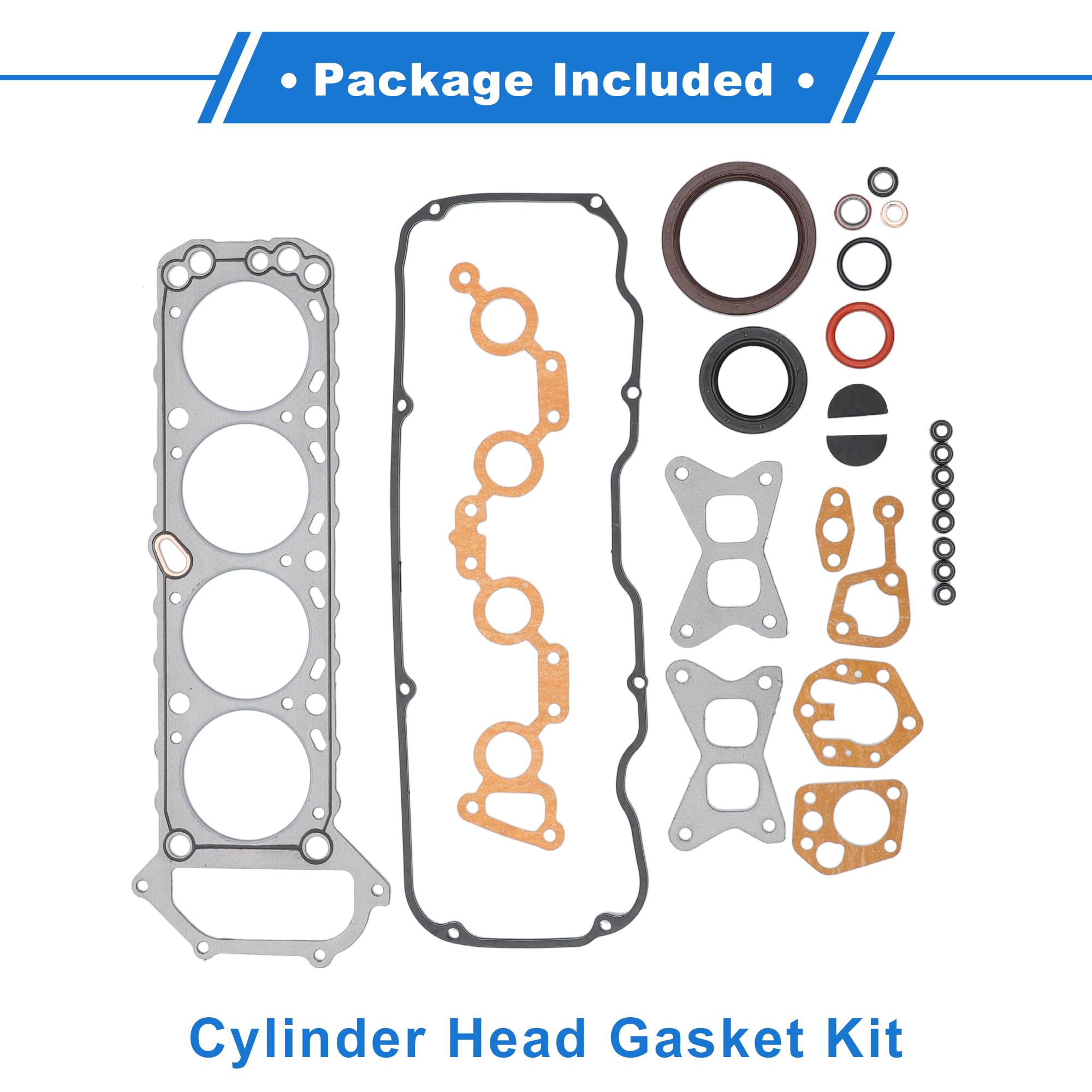 Juego De Juntas De Culata Para NISSAN NA20 1 Set | Material: Metal Y Caucho, OE: 1010179P27, Función: Resistencia Altas Temperaturas, Buena Elasticidad, Fácil Instalación