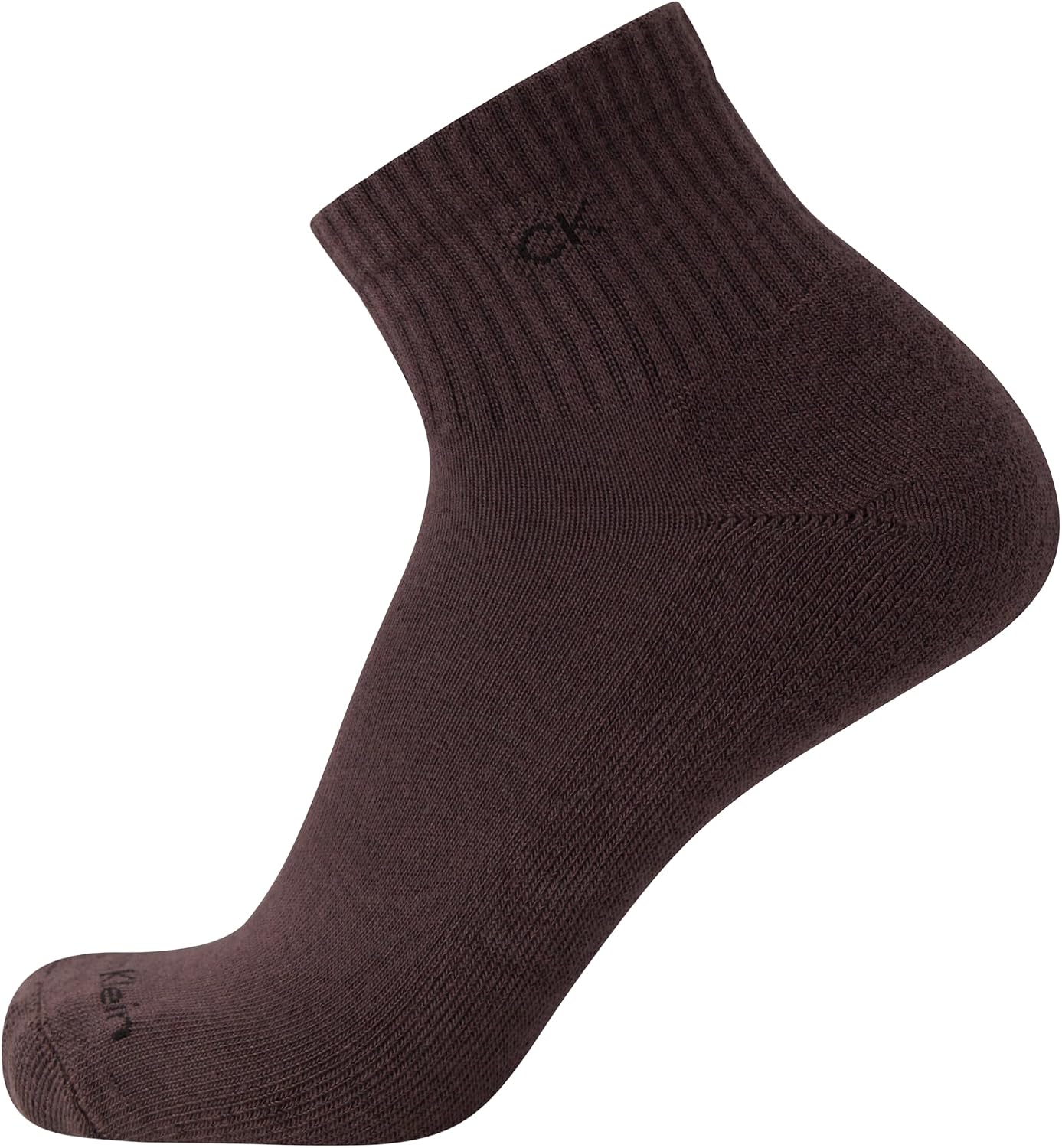 Calvin Klein Mens Quarter Socks - 12 Pack Soft Cushioned Athletic Performance Quarter Cut Ankle Socks for Men