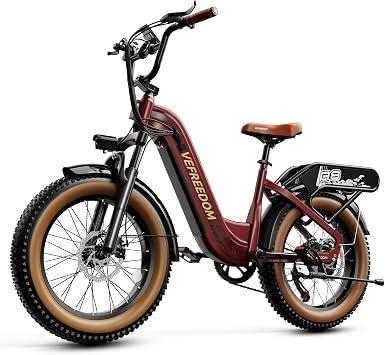 EUY Electric Bike for Adults with Peak 1500W Motor, 48V 20Ah Removable Battery Fast Ebike,Max 70Miles,20" x4.0 Fat Tire Commuting Electric Mountain Bike,7-Speed, Step-Thru Bicycle