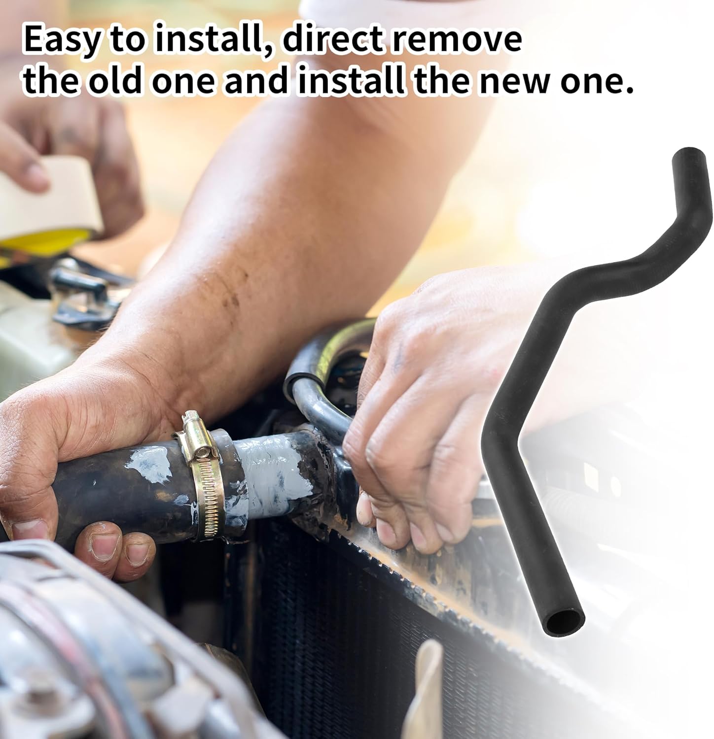 ACROPIX Radiator Hose Lower Coolant Water Hose for Acura RL 3.5L 1996-2004 for Acura TL 3.2L 1996-1998 for Mitsubishi Galant 3.8L 2004-2009 No.19502PY3010 Good Sealing