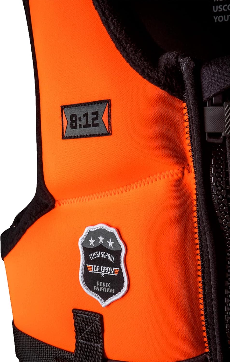RONIX Boy's Top Grom CGA Life Vest | Durable Soft Comfortable Floaty Swimming Life Jacket for Kids with Plush Inner & Back Supportive Foam