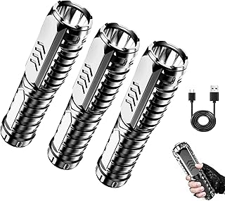 Black Technology Flashlight, Freshlife Flashlight, Multifunctional Rechargeable Flashlight, Special Forces Strong Light Flashlight, Waterproof Flash Light for Outdoor, Camping (3Pcs)